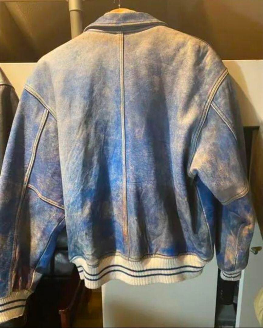 希少 Vintage Blue leather Jacket スタジャン 希少 Vintage Blue leather Jacket スタジャン 41vVE7yGajL._AC_UY350_.jpg