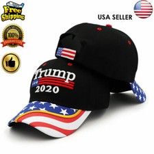 President Trump 2020 Black Baseball Hat/Cap MAGA - Ships Boxed, USA, Collectable