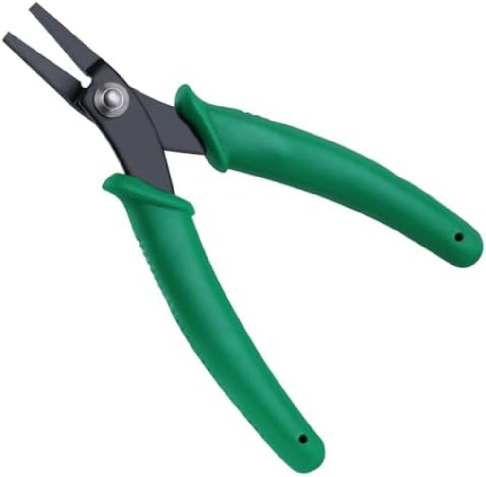 INJOYTEC Pinze a Becco Piatto 14cm Ganascia Liscia | Precisione Gioielleria