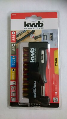 KWB Handy Bit-Box 12teilig 154020 Titan