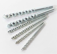 Lux Steinbohrer Set 6-Teilig ø5,6,10Mm Bohrer Stein Betonbohrer Stahl Rundschaft
