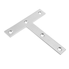 Flat T Shape Repair Mending Plate 120mmx120mm Stainless steel Joining Bracket