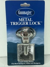Gunmaster Metal Trigger Lock DAC Technologies Fits Most Firearms Brand New