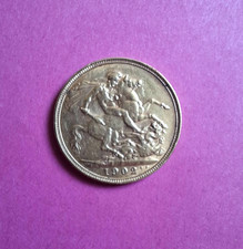 Edward VII 1902 Full Gold Sovereign Coin Currency Tender FREE UK POSTAGE