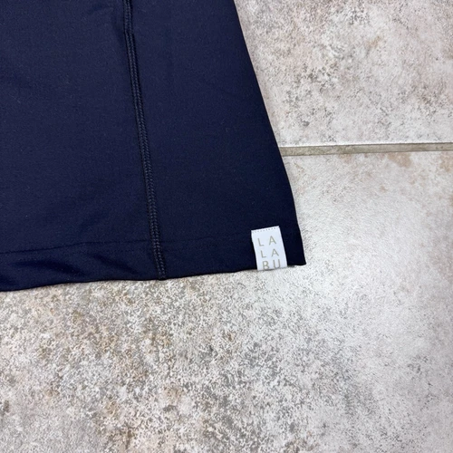 Lalabu Dad Shirt Mens Medium Short Sleeve Black Stretch Father Pocket