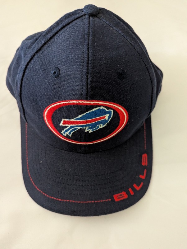 Buffalo Bills Snapback Adjustable Dark Blue Hat/Cap - Lee Sport NFL