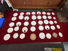 Lot of 124 Pocket watch dials, Misc sizes and brands: Many different brands
