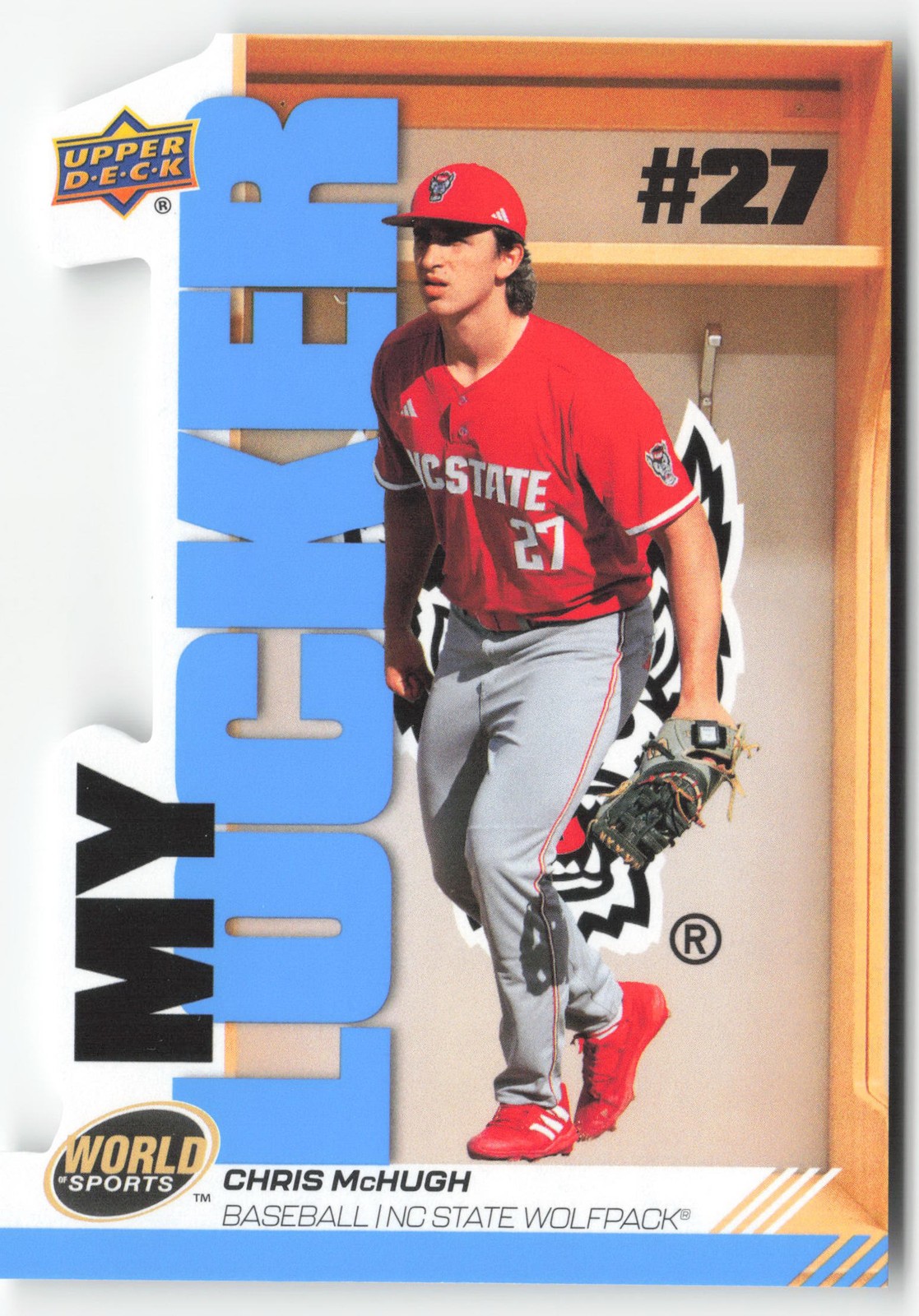 2026 Upper Deck World of Sports Volume II Chris McHugh My Locker #ML-MC