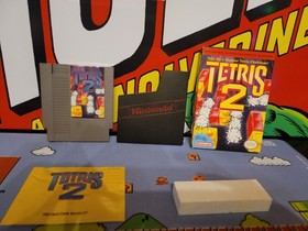 Tetris 2 Nintendo NES Game CIB Crispy Box All Inserts Included 