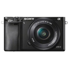 Sony Alpha 6000 24.3MP Digital SLR Camera - Black Kit with E PZ 16-50mm