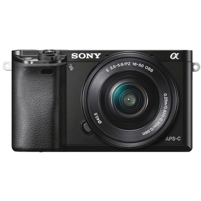 Sony Alpha α6000 24.3MP Digital SLR Camera - Black (Kit with E PZ 16-50mm)