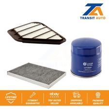 Air Cabin Engine Oil Filters (3 Total) Kit For GMC Acadia Buick Enclave