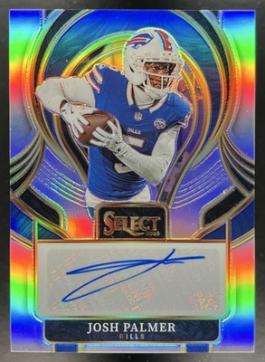 #ad Josh Palmer Auto 2025 Panini Select Signatures #SIP JPR Silver Bills $5.99
