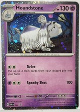 Fart Swirl 🌀🌀🌀 Houndstone 042 Cosmo Holo Bleed Error Rare Pokémon TCG Promo