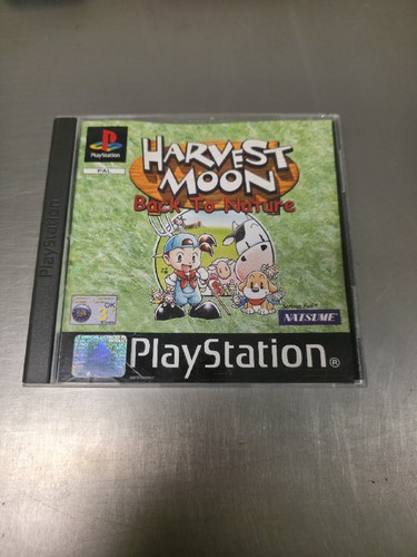 Harvest Moon: Back to Nature (Sony PlayStation 1, 2001) (L15)