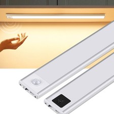 Ultra-Thin USB LED Cabinet Under Counter Light Hand Sweep PIR Motion Sensor UK