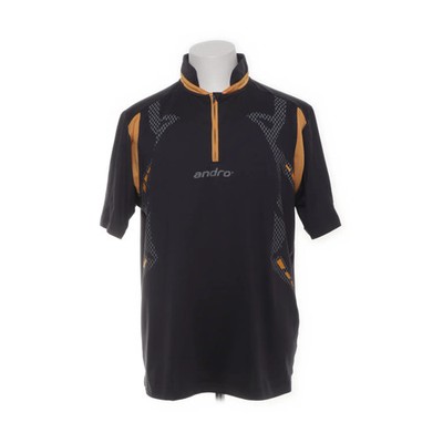 Andro, Fahrradtrikot, Größe: L, Grau/Gelb, Elasthan/Polyester, Print #uIw