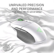 Razer Basilisk Mercury White Wired Multi-Button Razer 5G Sensor ChromaRGB....124