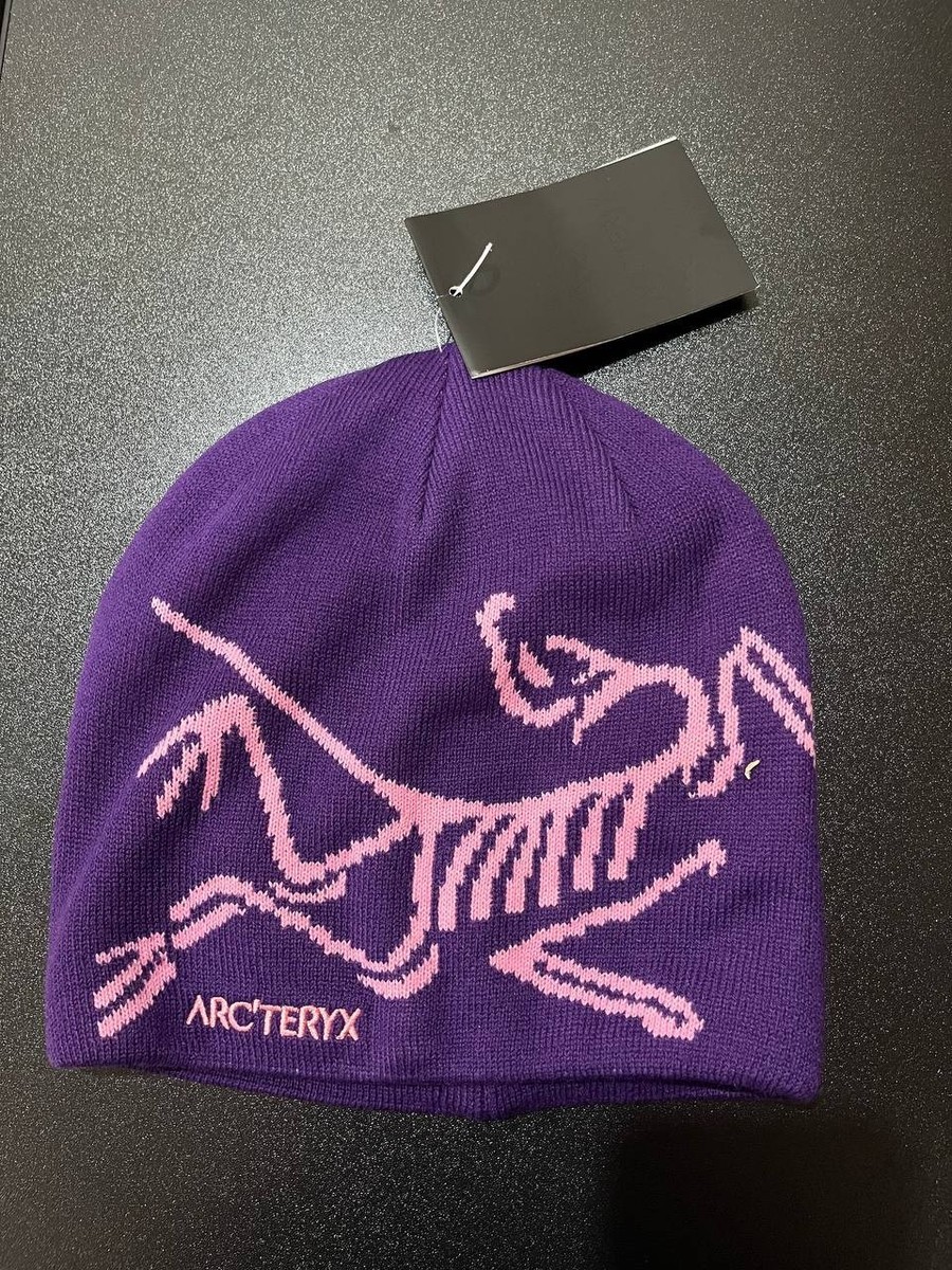 Arc'teryx Bird Head Toque Beanie Hat Orca Purple Unisex Wool