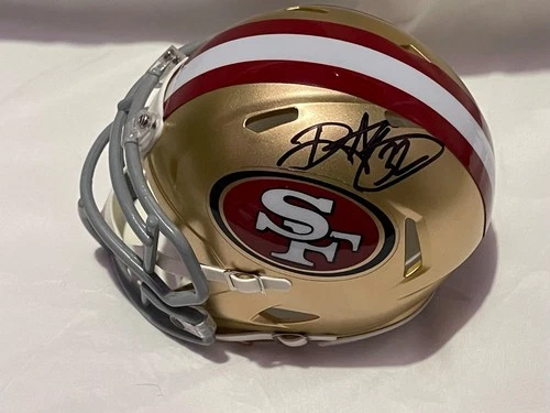 San Francisco 49ers RICKY WATTERS signed Mini Helmet