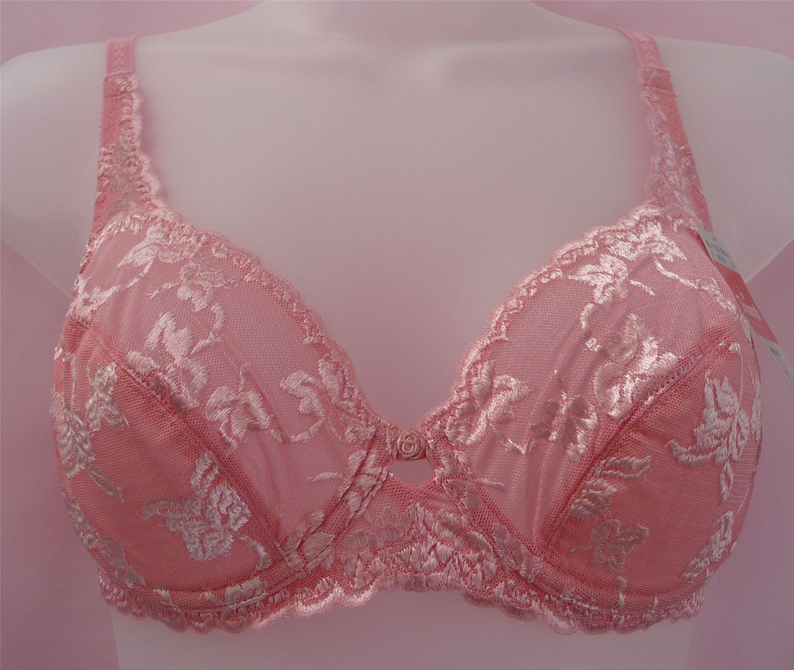 Triumph Amourette Decor W Undewired Full Cup Bra Cherry Rose (be) 34B