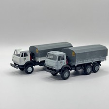 2 Stück KamAZ 4310 Modell Lkw - Grau | Maßstab 1:87 (H0)