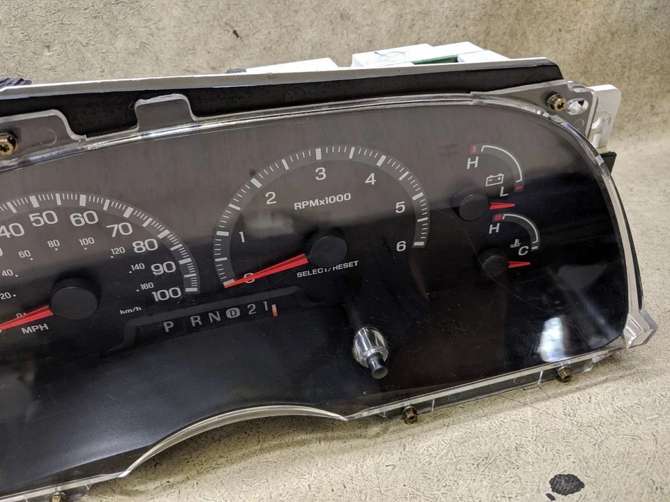 Cuadro de instrumentos velocímetro MPH YL3F10849CA compatible con 00-02 Ford Expedition o25 Foto 3 de 4
