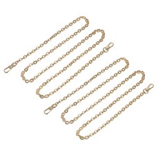39"x0.24" Purse Chain Strap, 2Pcs Purse Handle Shoulder Replacement Strap Gold 