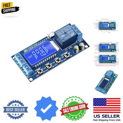 Timer Relay - 5V/12V/24V Time Delay Relay Switch Delay-Off Cycle Timer 0.01s-...