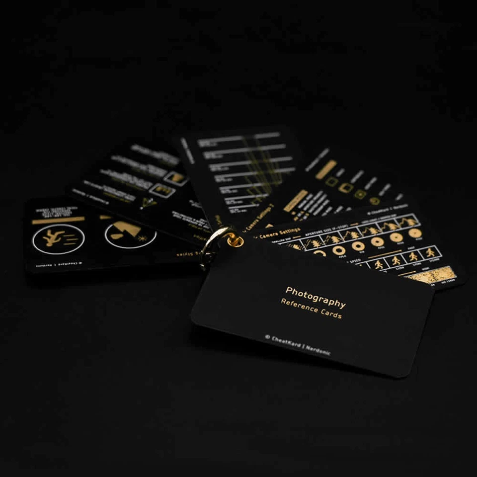 CheatKard Photography Reference Card Set [Basic V1.0] - Gold Plated Composite - Image 2 of 4