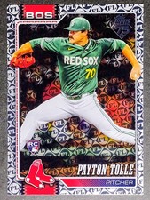 Payton Tolle Rookie 2026 Topps Series 1 #15 Spring Training Parallel Red Sox 