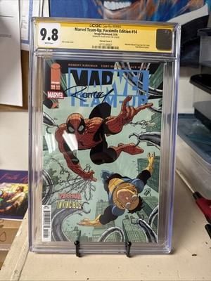 Marvel Team-Up #14 Facsimile Cgc 9.8Larsen Variant Invincible Spider-Man Cgc 9.8