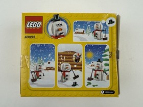 LEGO 40093 Seasonal: Snowman NEW! SEALED! [Box crunched on one side]