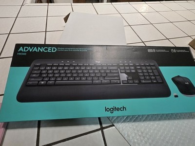 Logitech MK540 Wireless Keyboard & Mouse Combo, Unifying, English QWERTY, Black