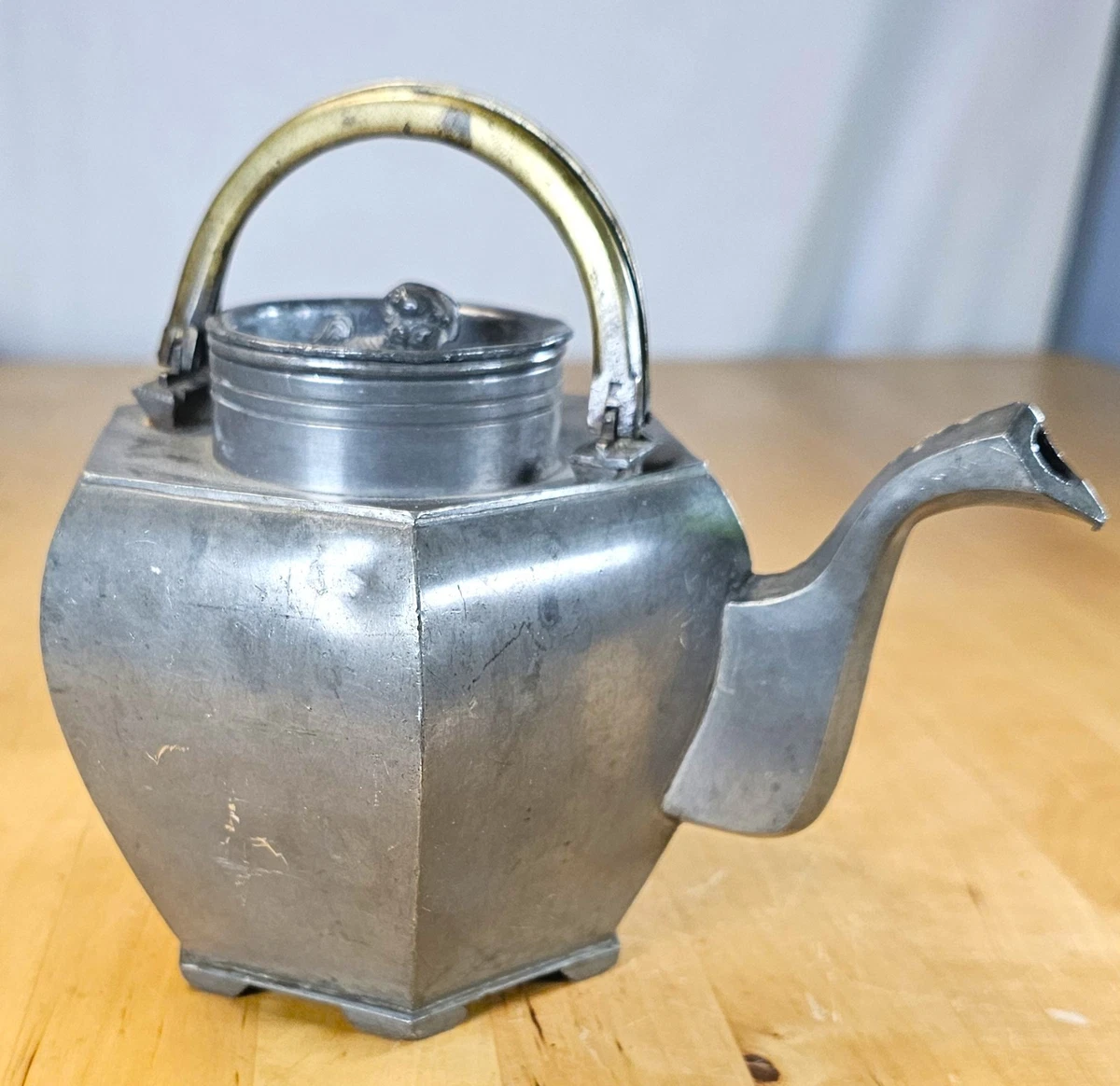 黄铜银色中国风茶壶| eBay