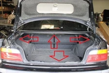 Fit For BMW E36 Coupe 1990-2000 Rear Trunk Lid Rubber Seal Gasket 51718132675