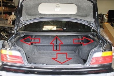 Fit Für BMW E36 Coupe 1990-2000 Hinten Koffer Deckel Gummi Dichtung 51718132675