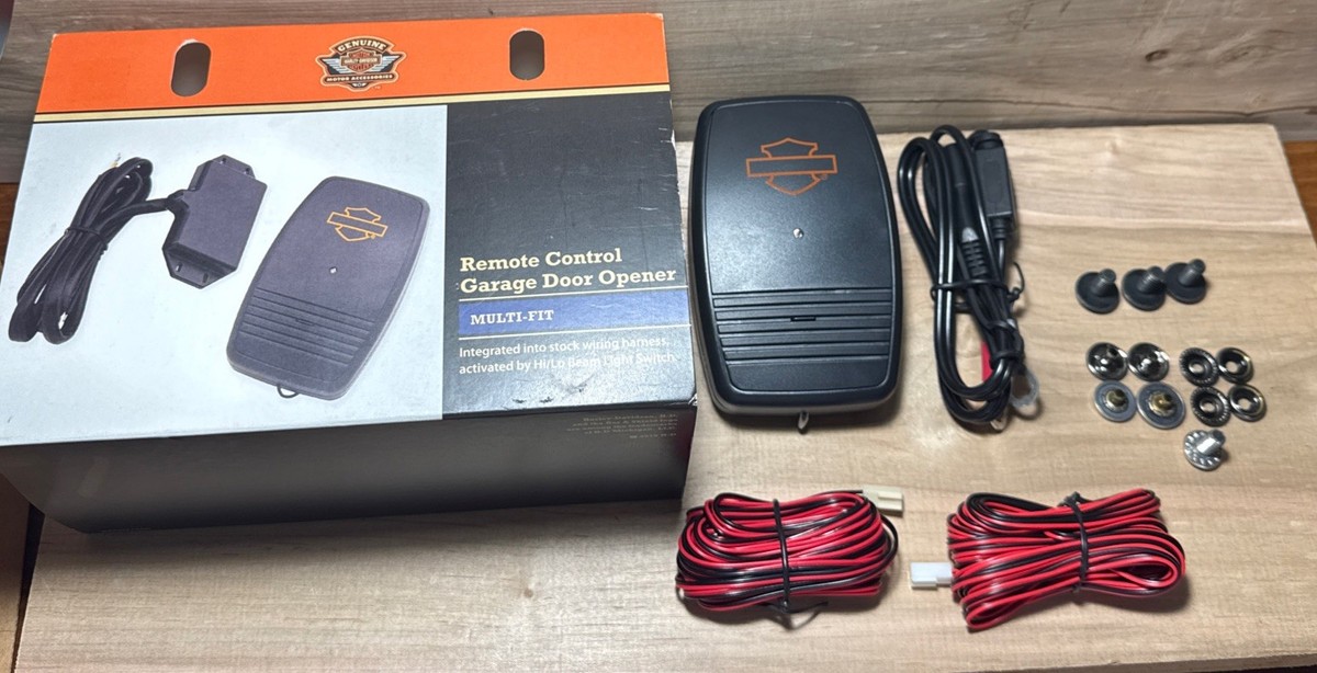Harley-Davidson Remote Control Automatic Garage Door Opener Kit