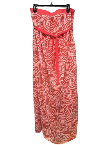 Old Navy Strapless Orange and White INWT Dress Size: M by Old Navy ...