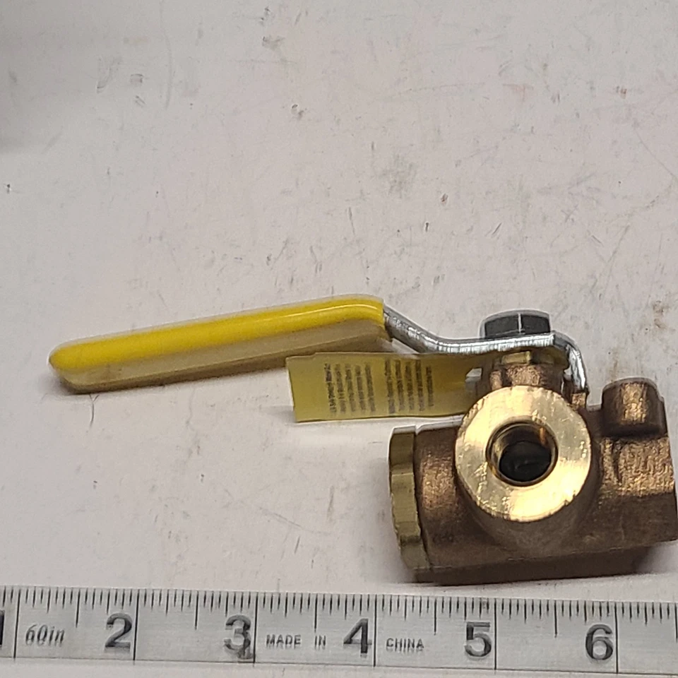 Apollo. 1/4" Pipe, Standard Port, Bronze Standard Ball Valve Three Way, FNPT ... - Image 4 of 4
