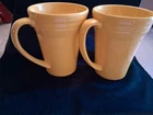 Fiesta Bistro Latte Mugs In Daffodil.