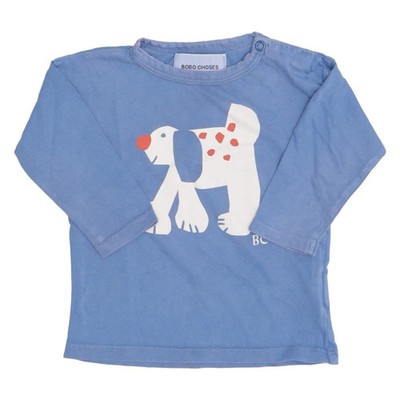 Bobo Choses, Langarmshirt, Größe: 68, Blau, Bio-Baumwolle, Print #2JG
