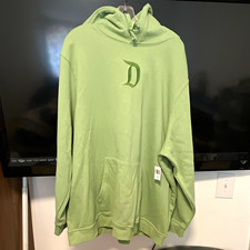Disney Disneyland Resort Pullover Hoodie Sweatshirt Green 3XL Unisex Adult