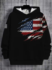 3D Dragon Black  Red Graphic All Over Print Hoodie - Adults  Youth