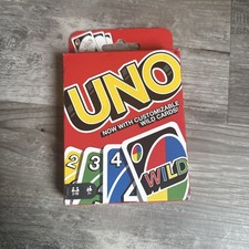 Original UNO WILD Playing Card Game with Customizable Wild Cards NEW IN PACKAGE