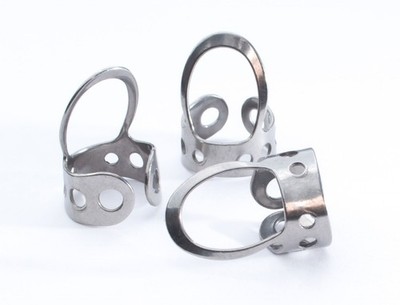 3 x Stainless Steel, Open Design, Metal Finger Picks for Guitar, Banjo, Dobro...