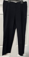 Talbot NWT Size 10P Curvy Dark Navy Side Zip Bi-Stretch Dress Career Pants