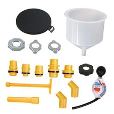 No-Spill Coolant Funnel Kit with Coolants Tester, Spill-Proof 15PCS Tester