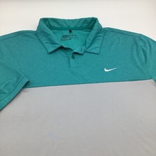 Nike Golf Mens Standard Fit Short Sleeve Dri Fit Golf Polo Size Large