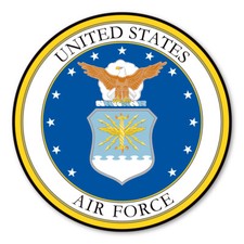 Air Force Seal Car Door Sign  Magnet